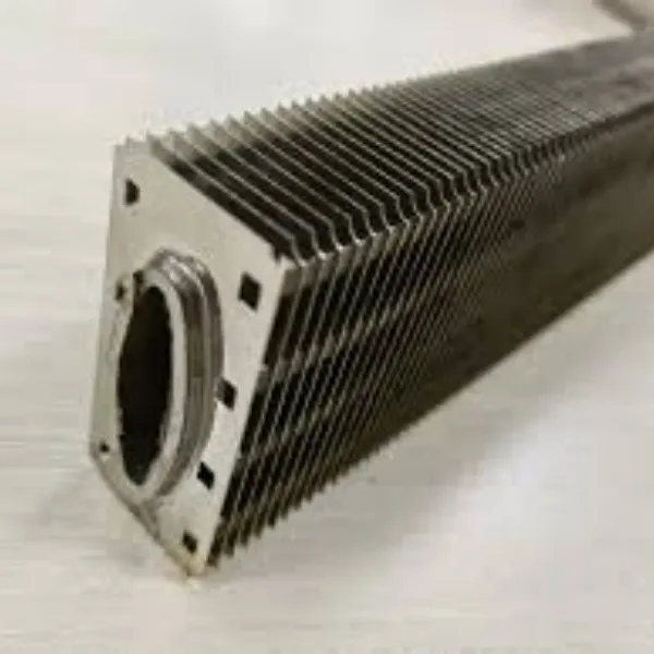 Tub eliptic cu tub cu aripioare dreptunghiulare| Tub oval cu aripioare