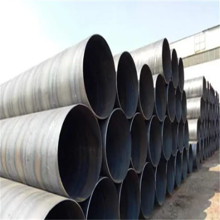 Ss400 Țevi de oțel sudate în spirală Carbon